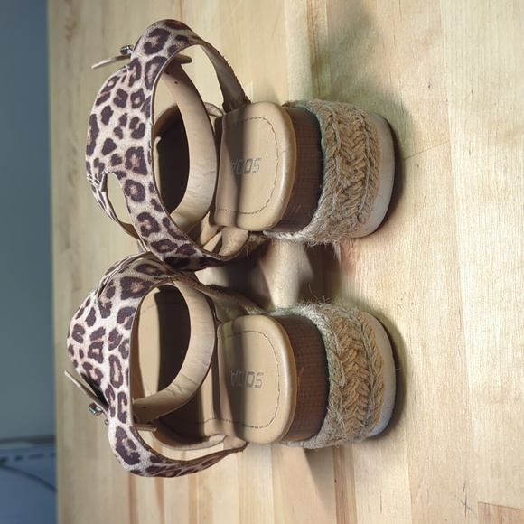 3 for $20 | Cheetah Print Espadrilles | Size 8.5 - Picture 5 of 10